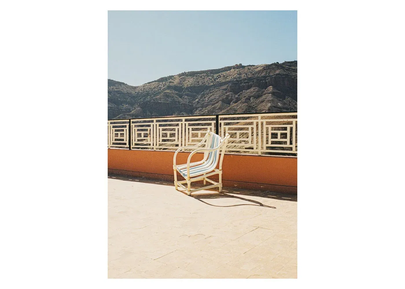 50x70cm Wall Print Morocco Design - Orange image