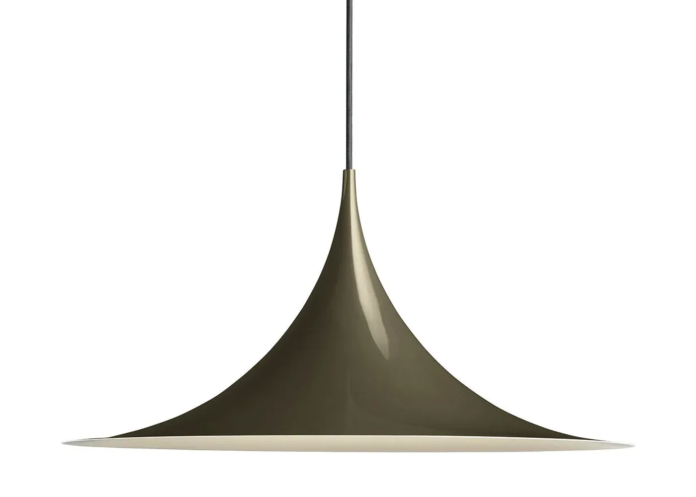 47cm Semi Pendant Light - Dark Cocoa, Metal