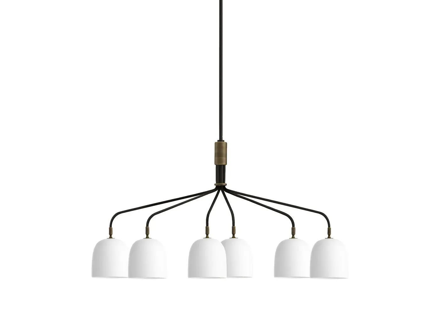 6-Arm Chandelier - Bone China image