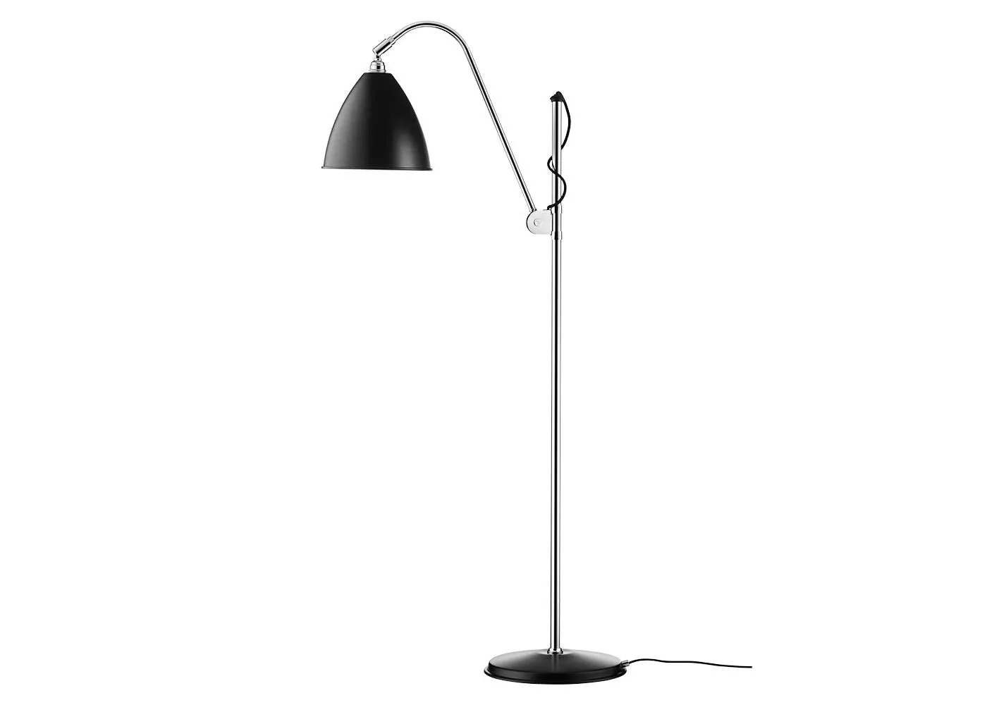 Adjustable Floor Lamp - Black, Metal image