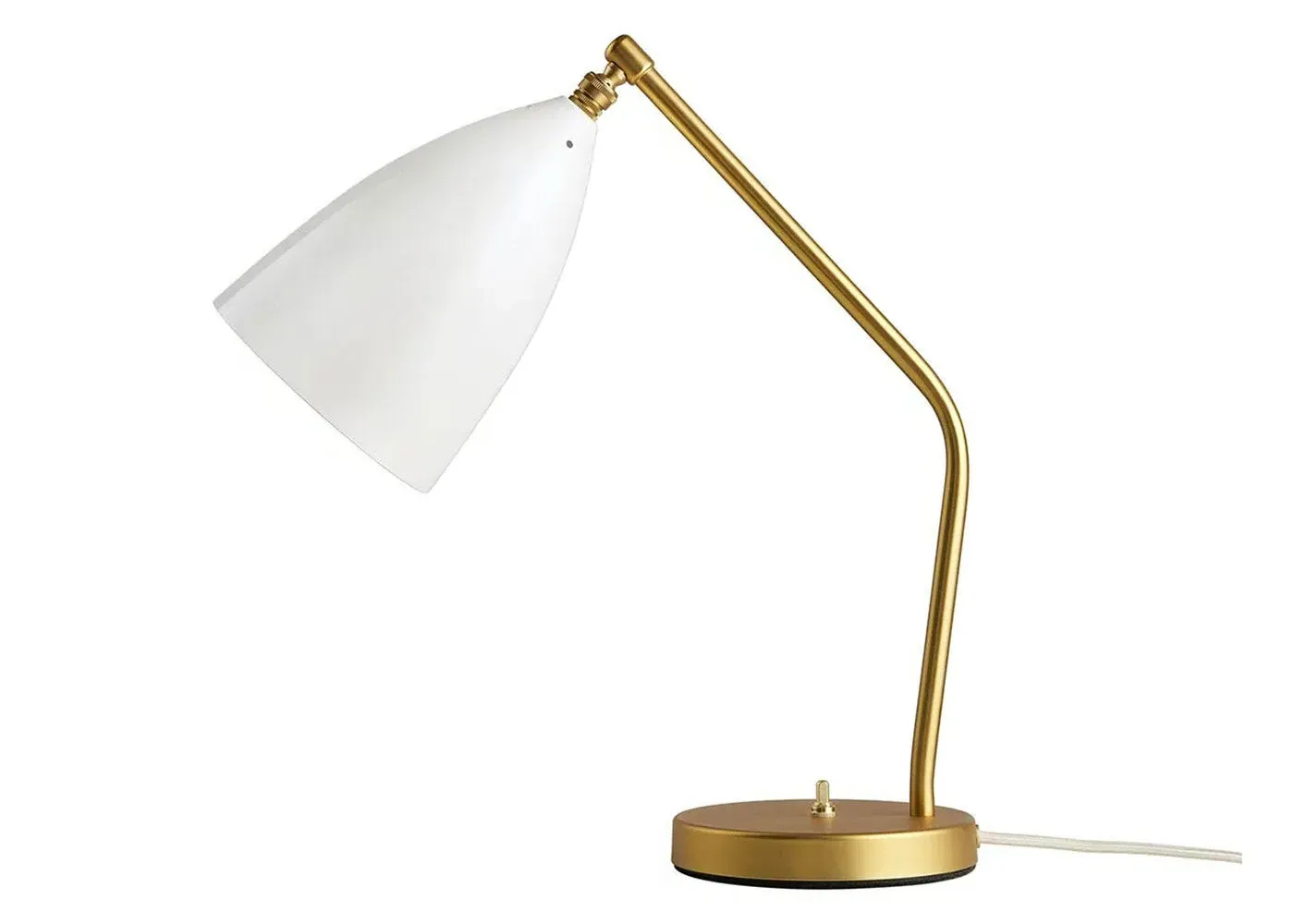 Adjustable Table Lamp - White, Brass