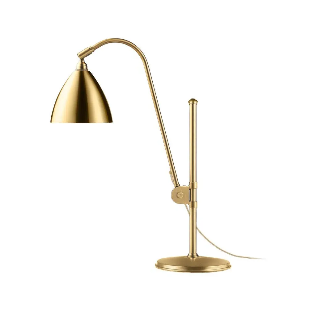 Adjustable Table Lamp with Pivot Arm - Brass