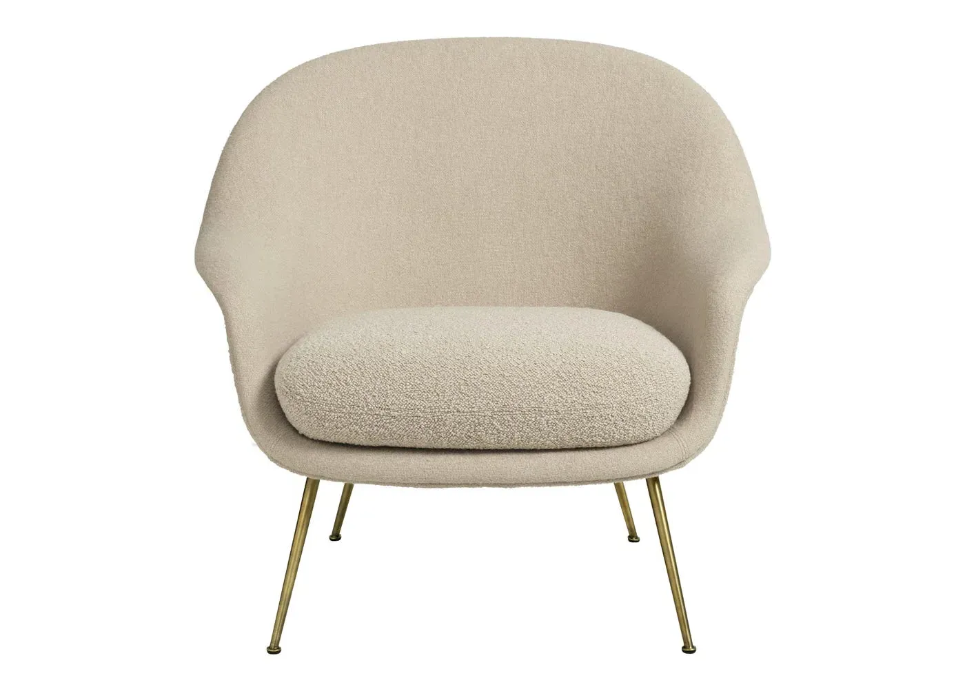 Bat Lounge Chair - Cream, Karakorum Fabric