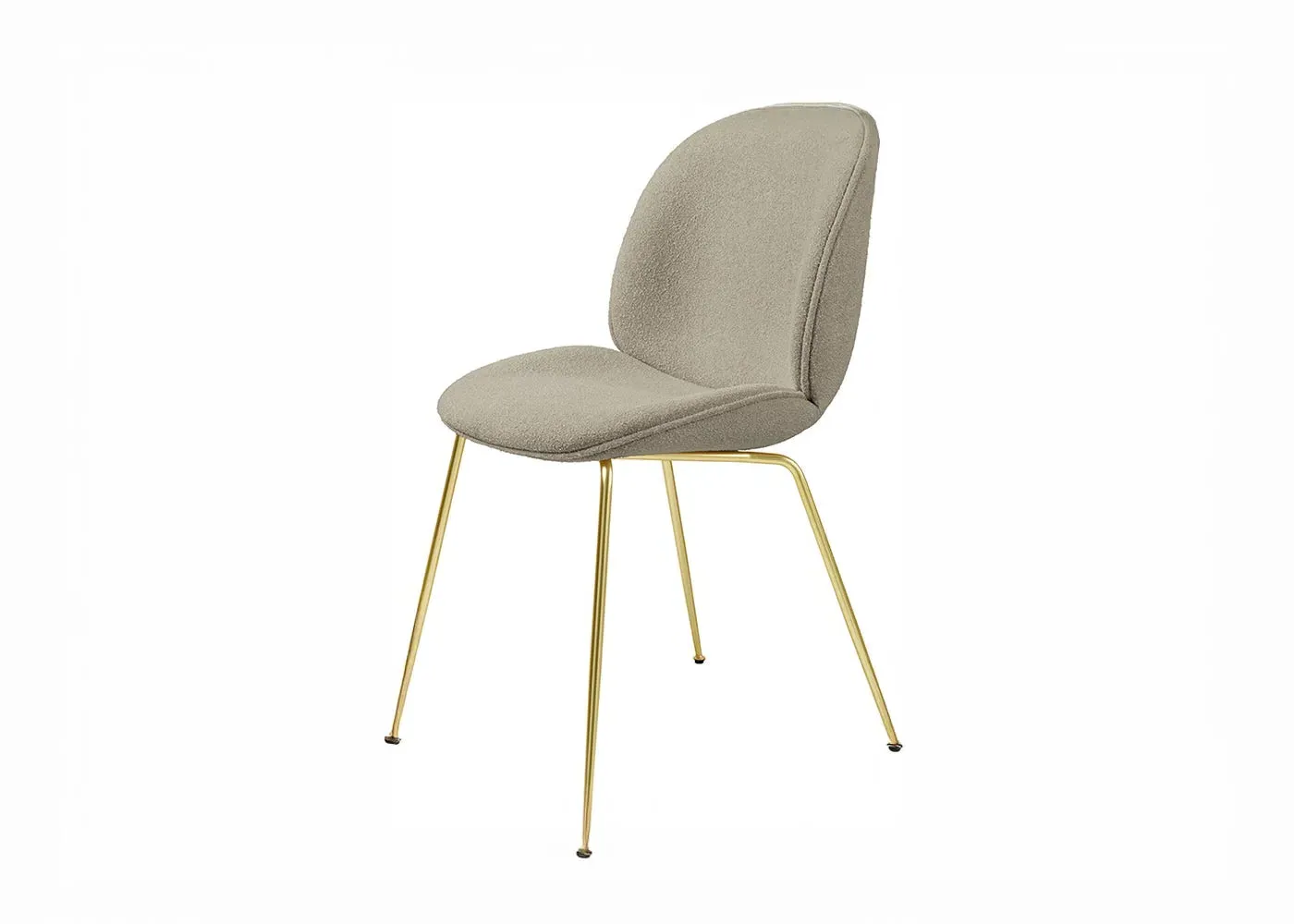 Beetle Dining Chair - Black, Boucle