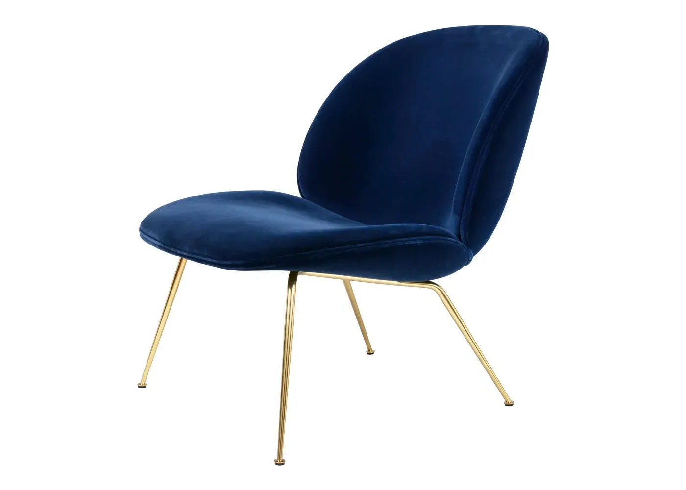 Beetle Lounge Chair - Blue, Upholstered image