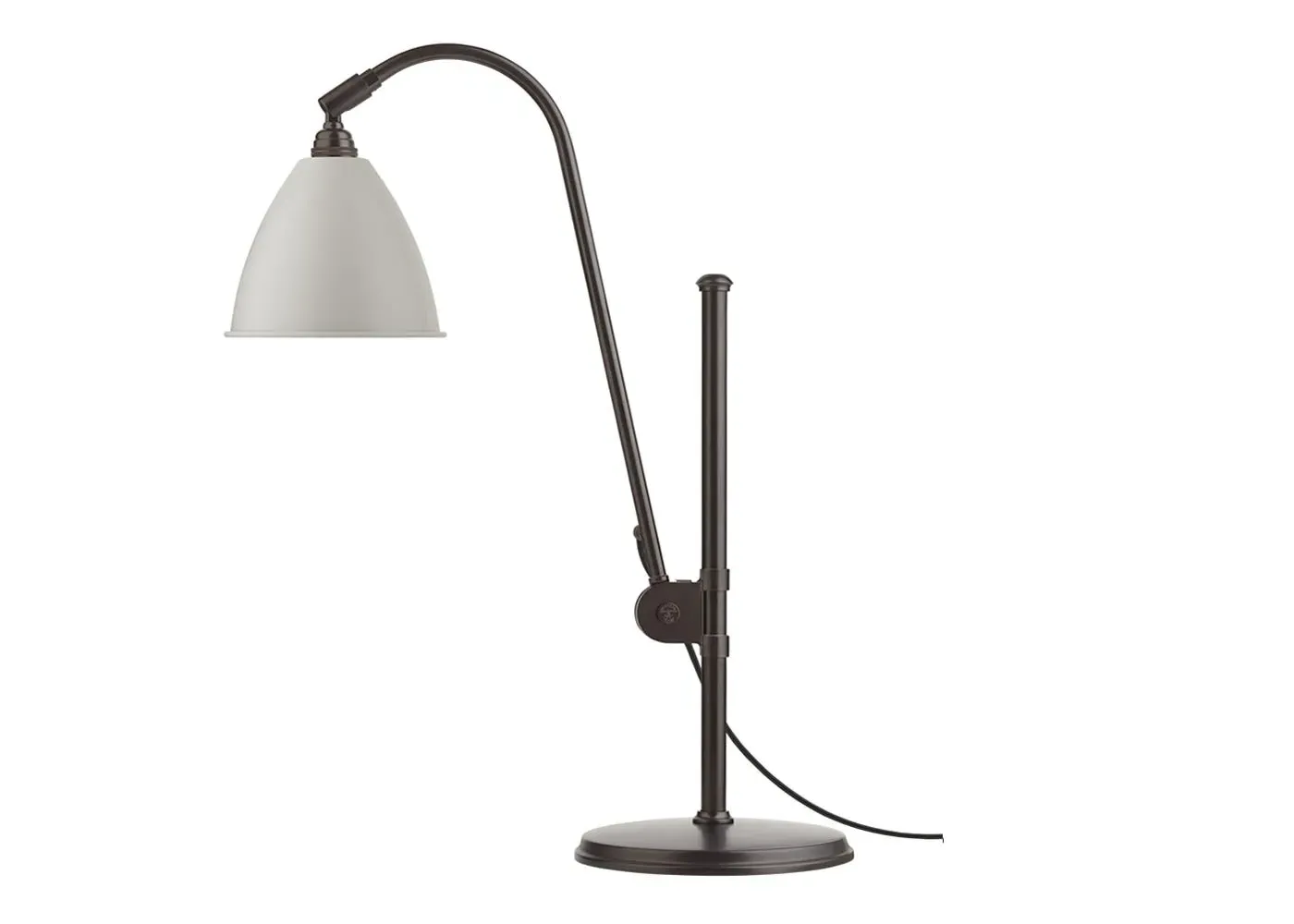 BL1 Table Lamp - Classic White, Brass image