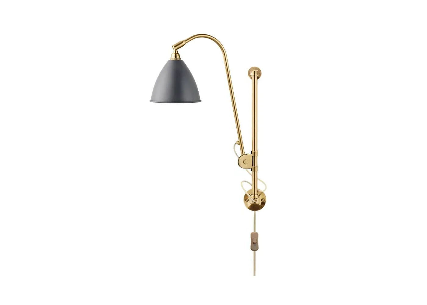 BL5 Wall Lamp Adjustable Arm - Brass, Metal