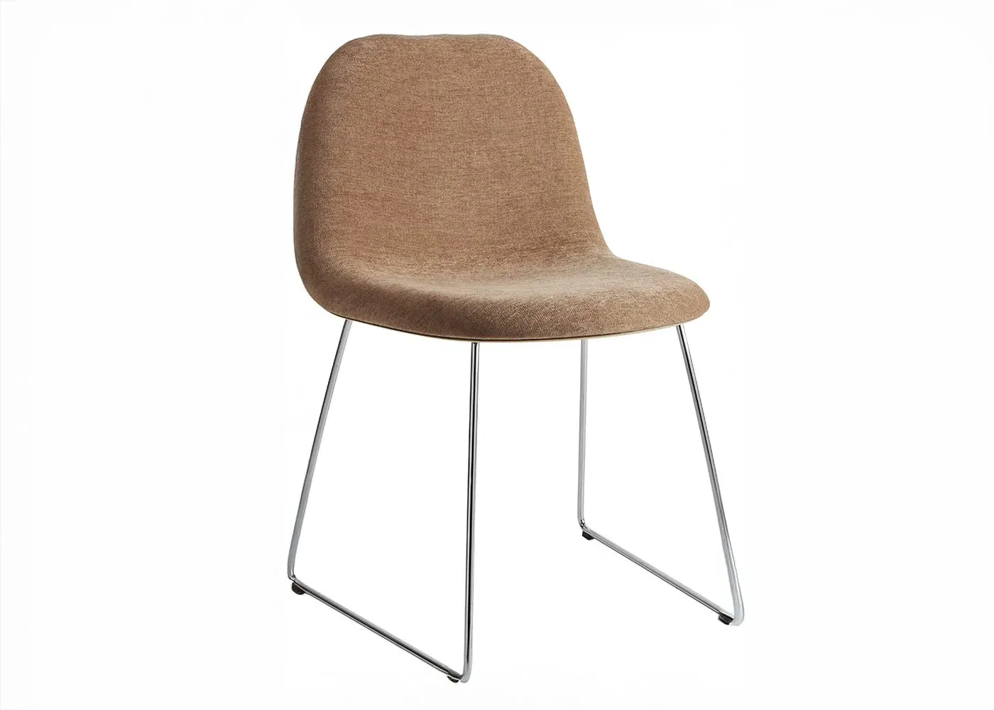Dining Chair Front Upholstered - Brown, Walnut