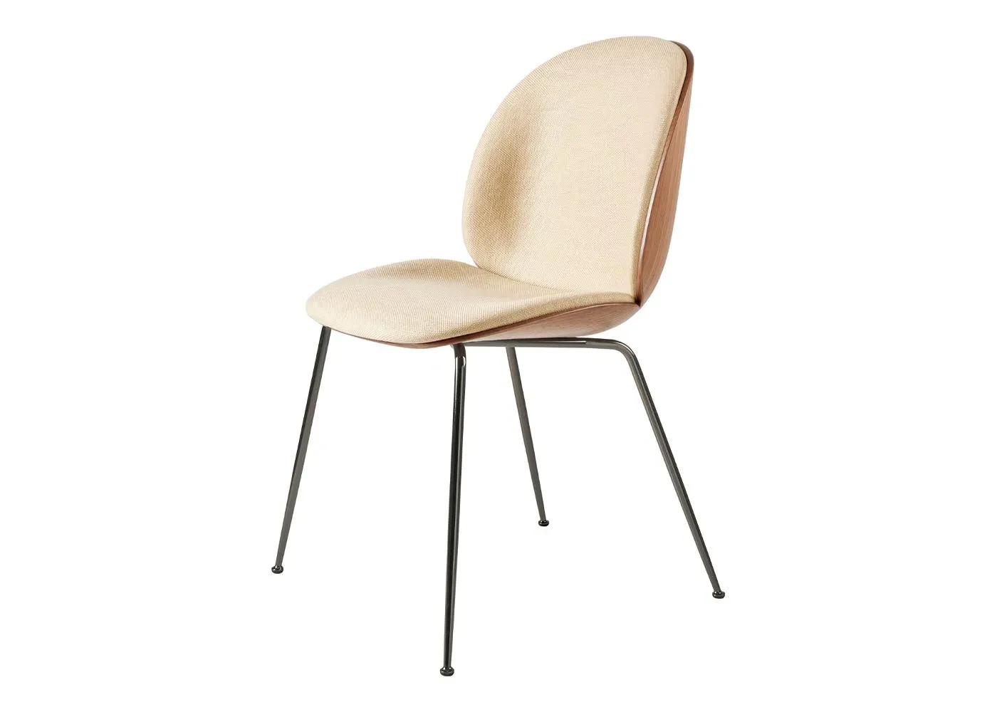 Dining Chair with Front Upholstery - Cream image