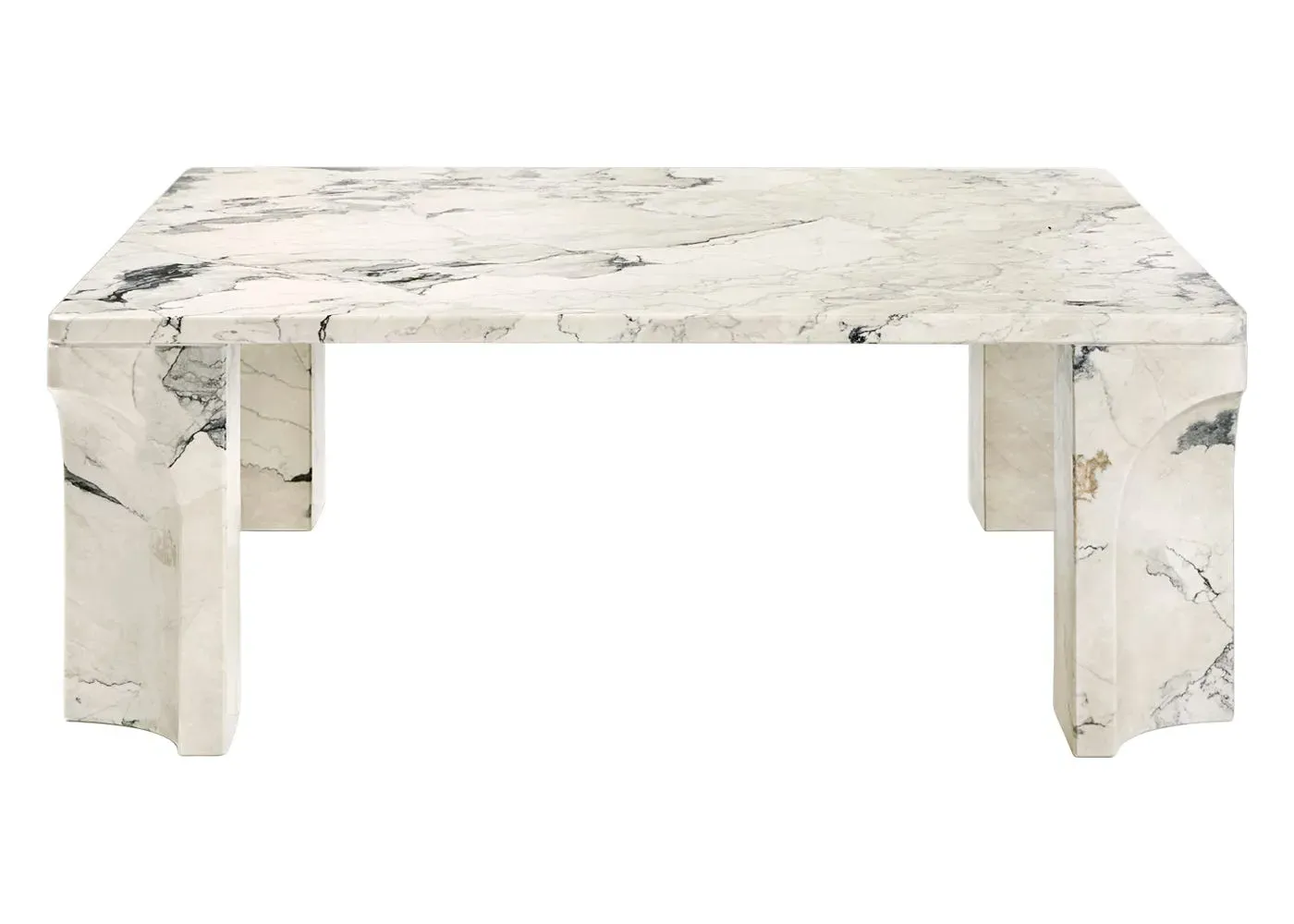 Doric Coffee Table - Grey, Limestone image
