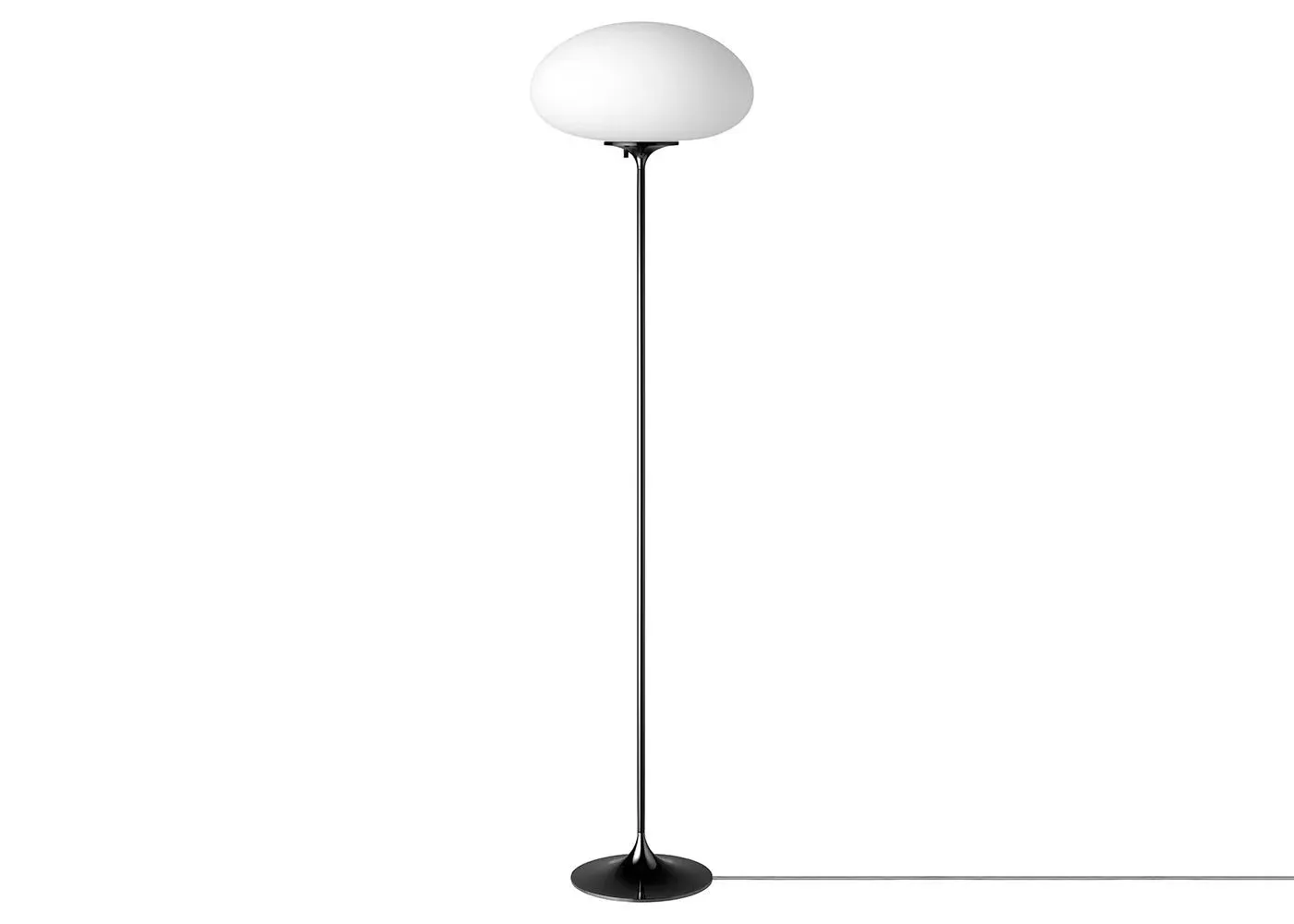 Floor Lamp - Black Chrome