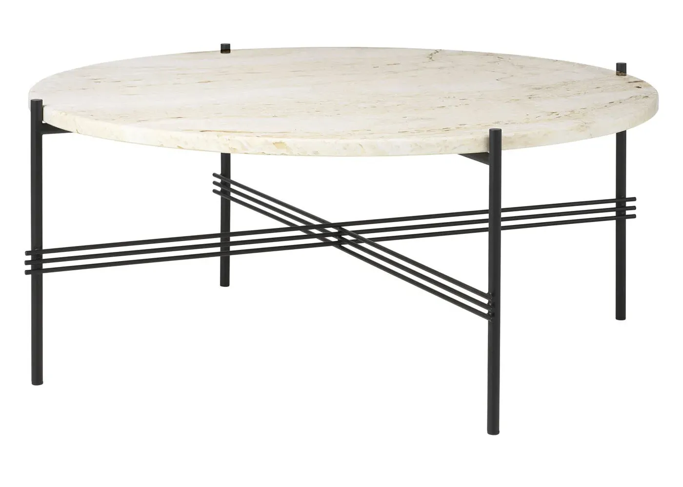 Large Coffee Table - White, Travertine