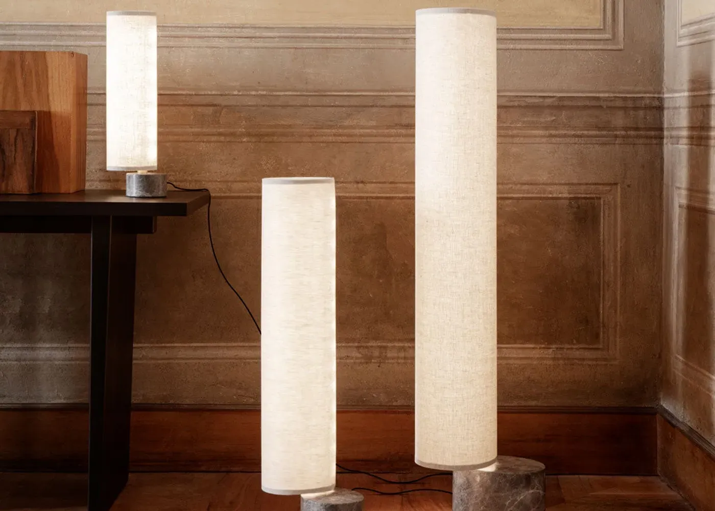 Large Floor Lamp - Canvas