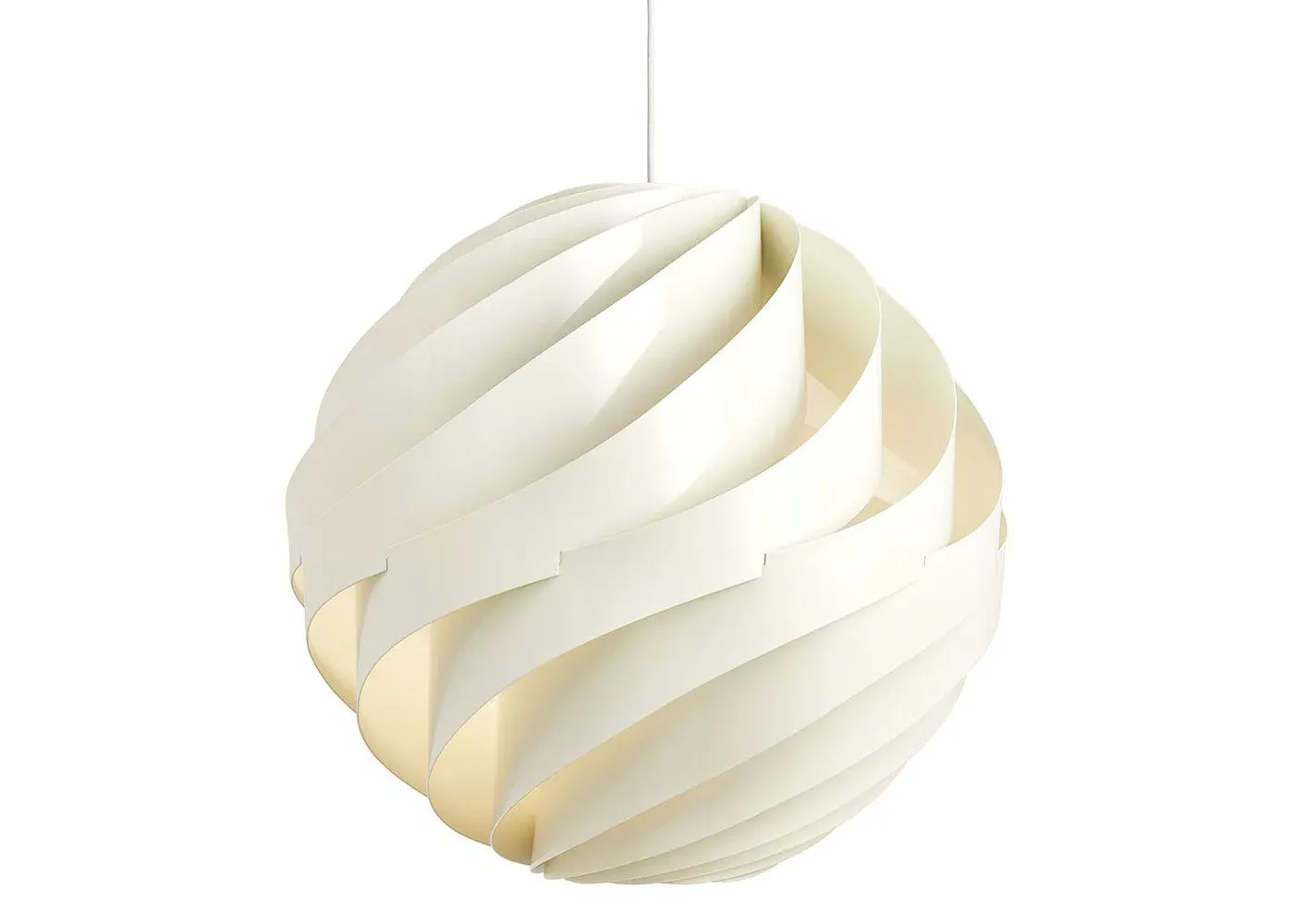 Large Pendant Light - White, Alabaster