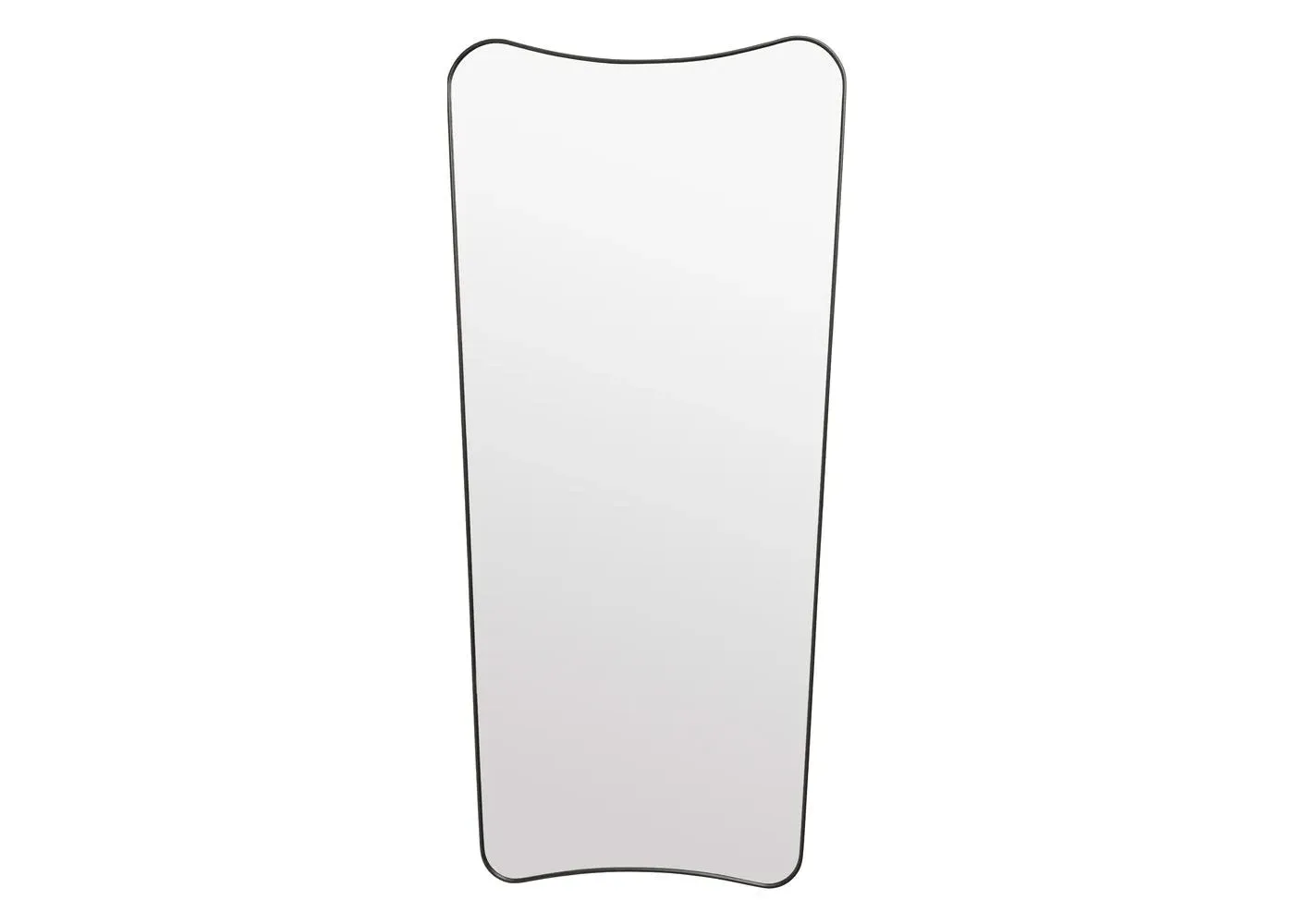 Large Rectangular Wall Mirror - Black image