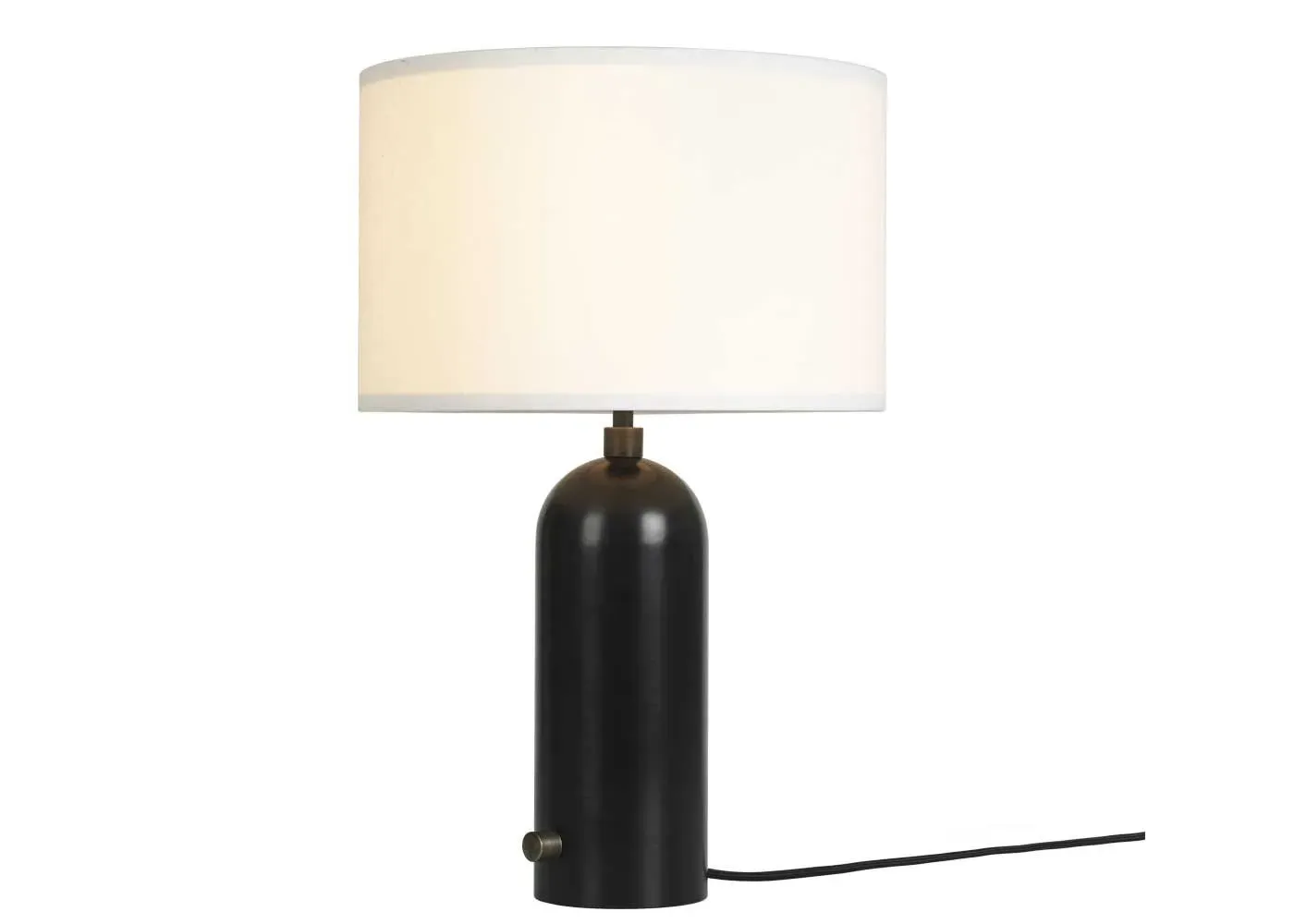 Large Table Lamp with Balance Design - Black