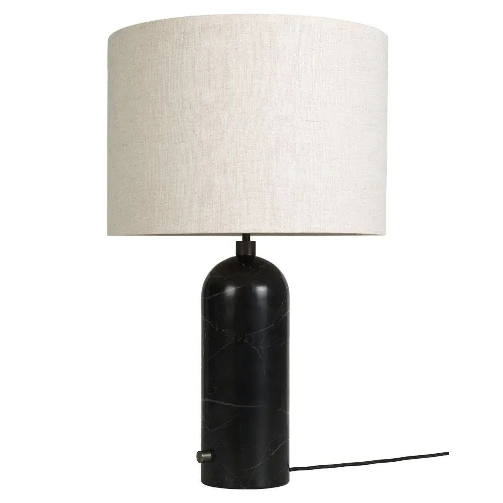 Large Table Lamp with Balance Design - Black