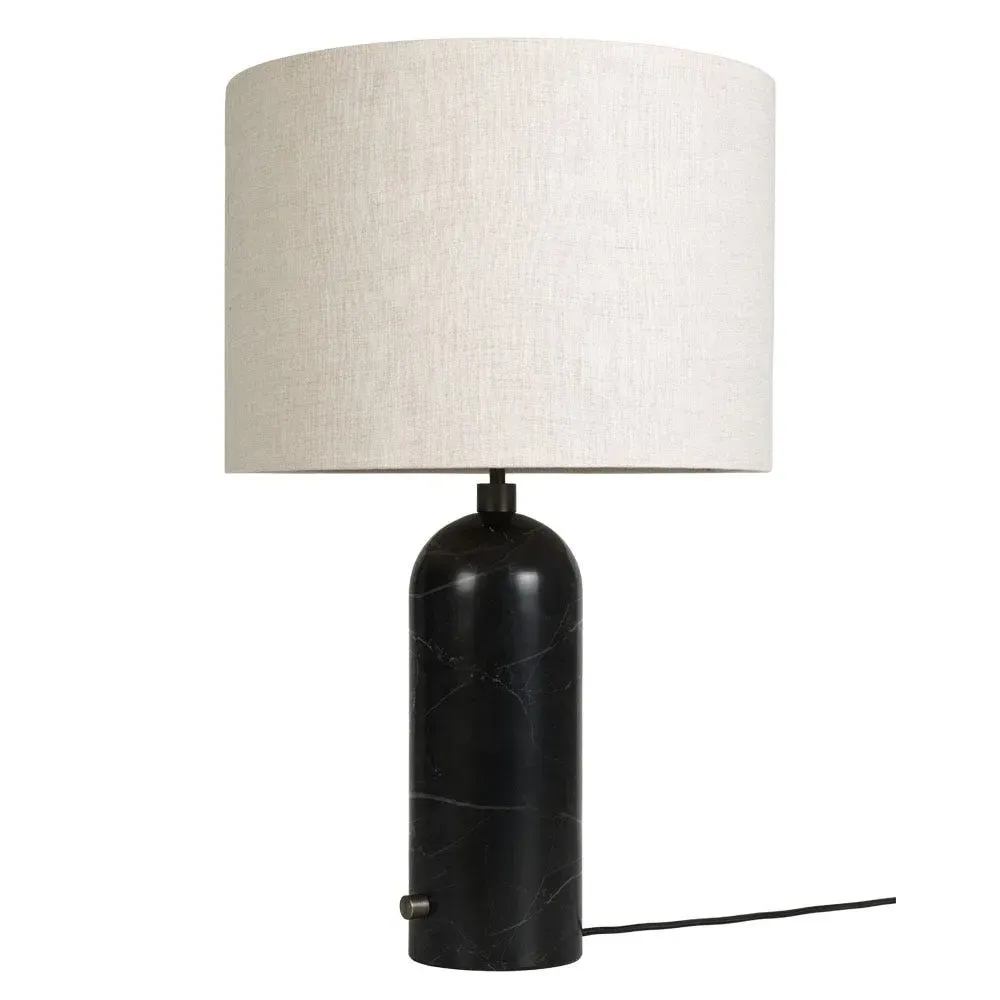Large Table Lamp with Balance Design - Black