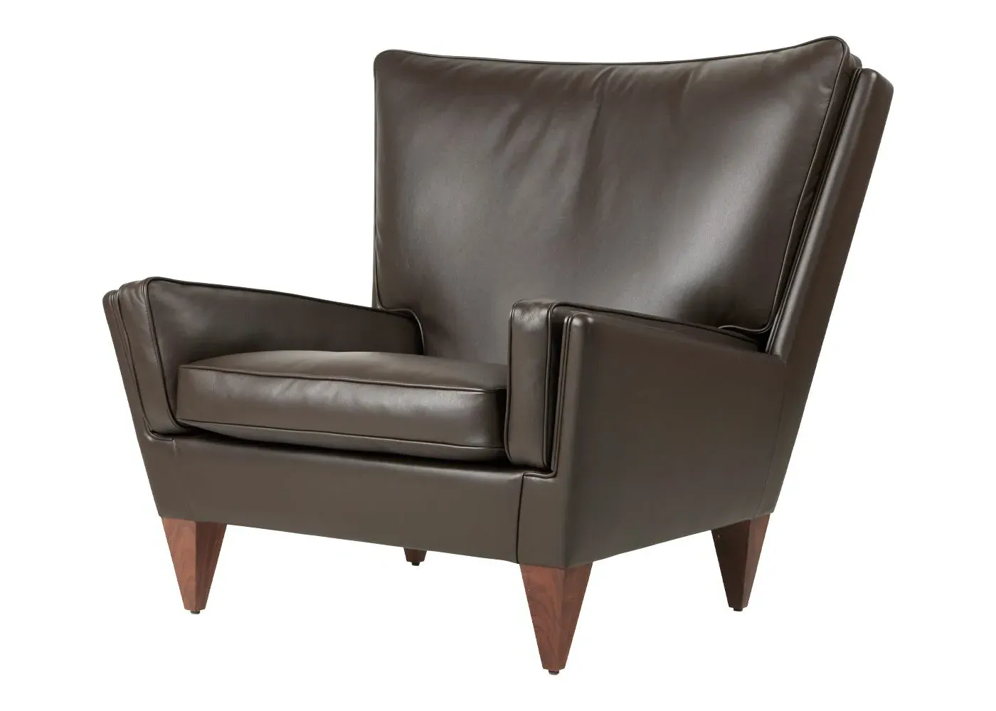 Lounge Chair - Brown, Leather image