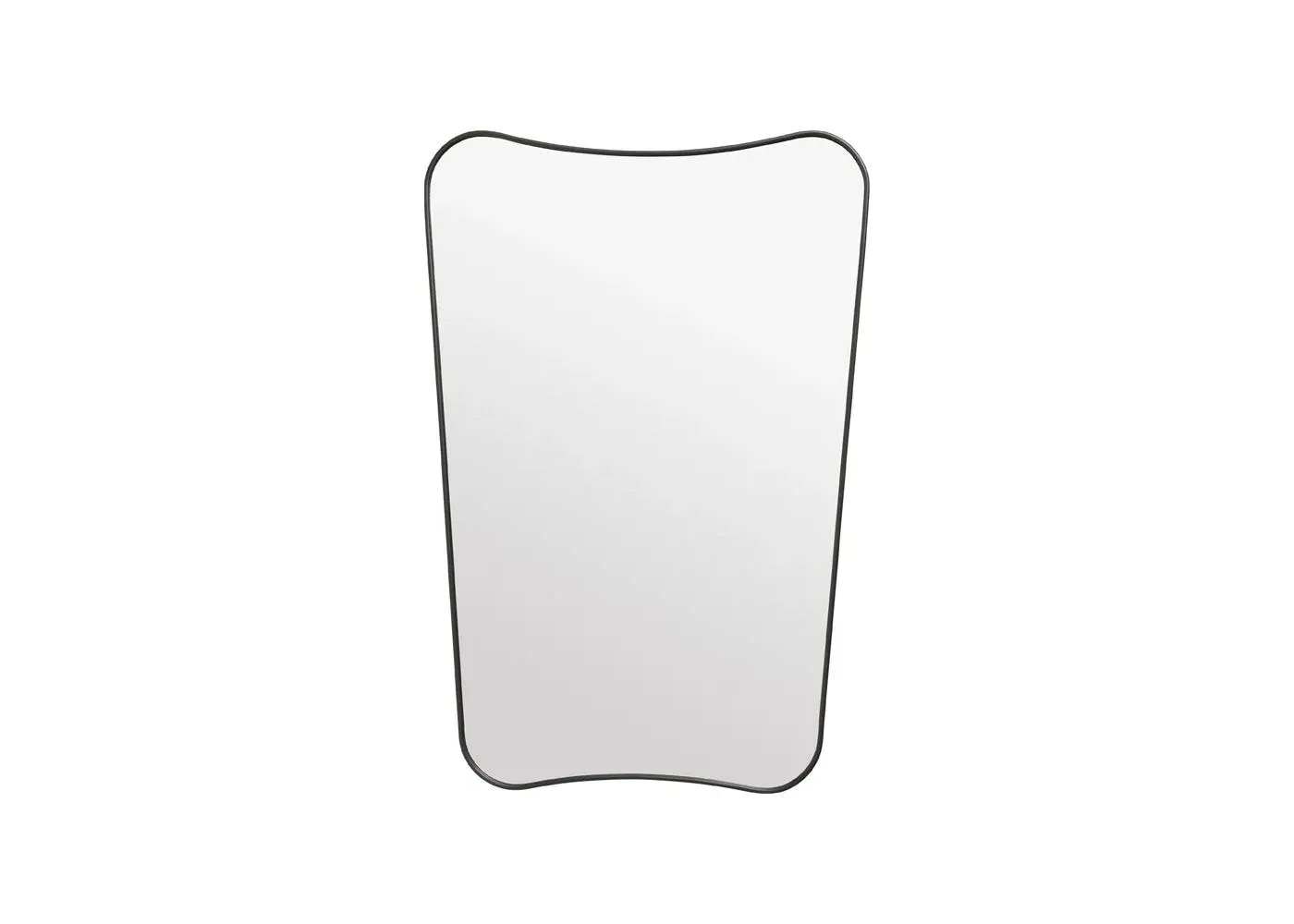 Medium Rectangular Wall Mirror - Black image