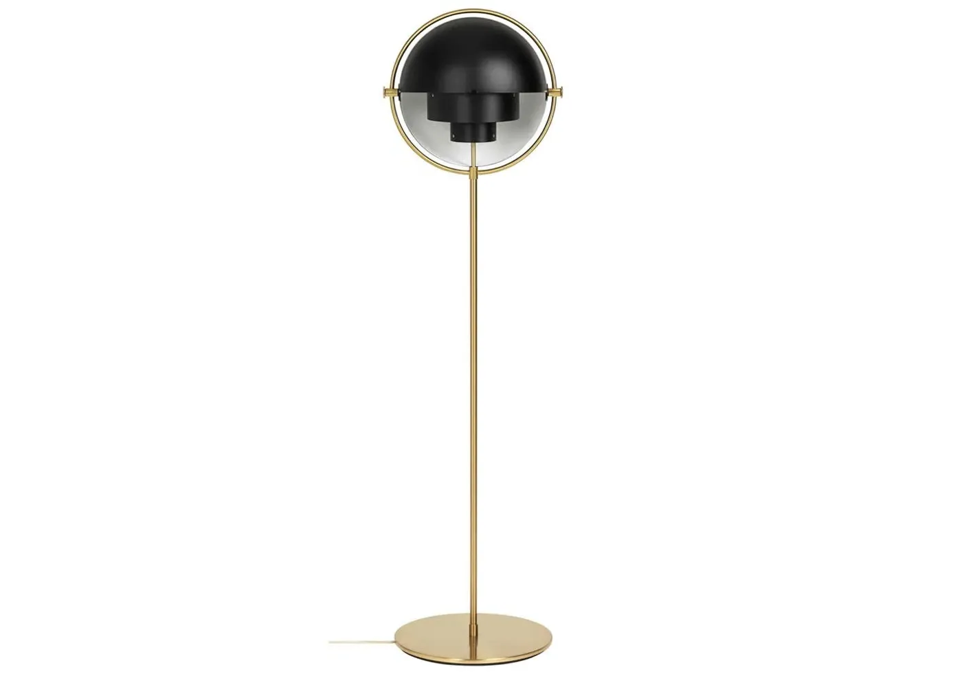 Multi Lite Floor Lamp - Black, Brass image