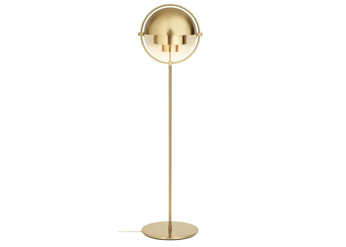 Multi Lite Floor Lamp - Brass, Metal