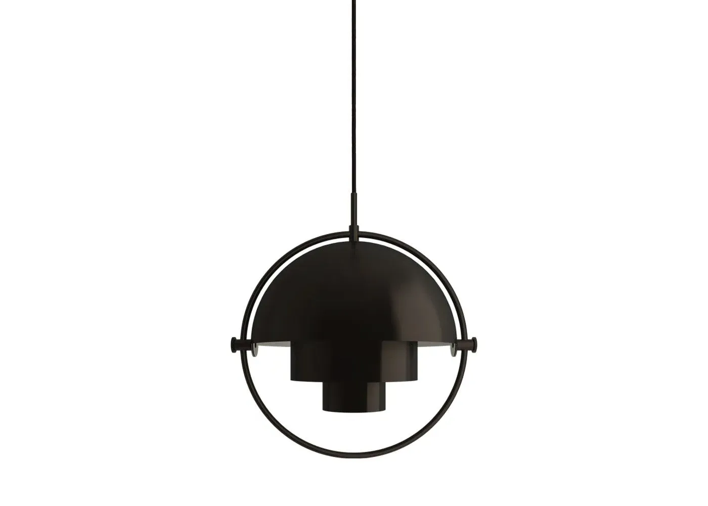 Multi-Lite Pendant Light - Black, Brass