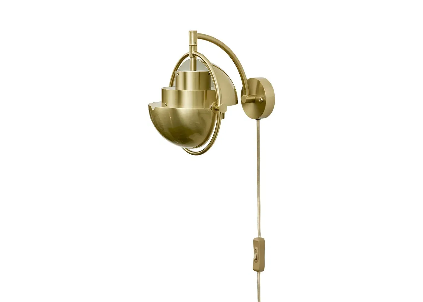 Multi-Lite Wall Light - Gold, Brass image