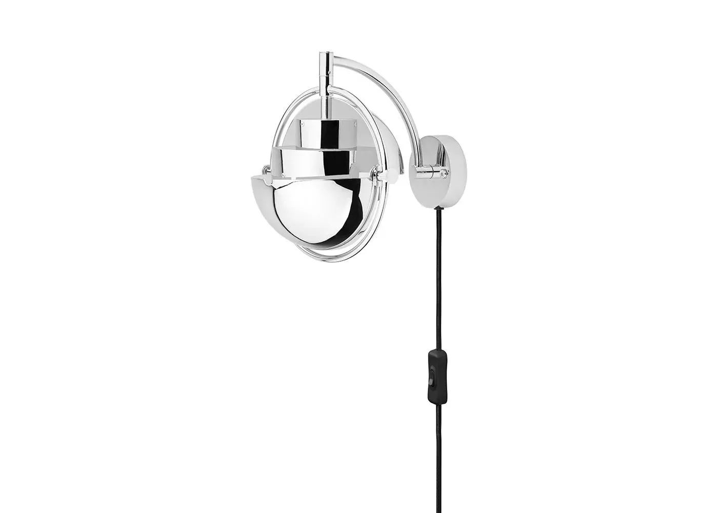 Multi-Lite Wall Light - Silver, Chrome image