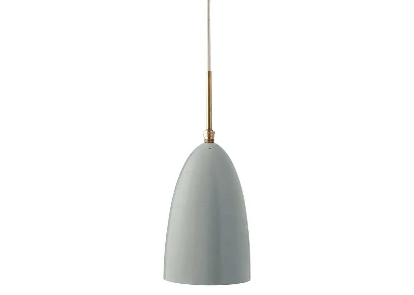 Pendant Light with Steel Shade - Blue, Metal