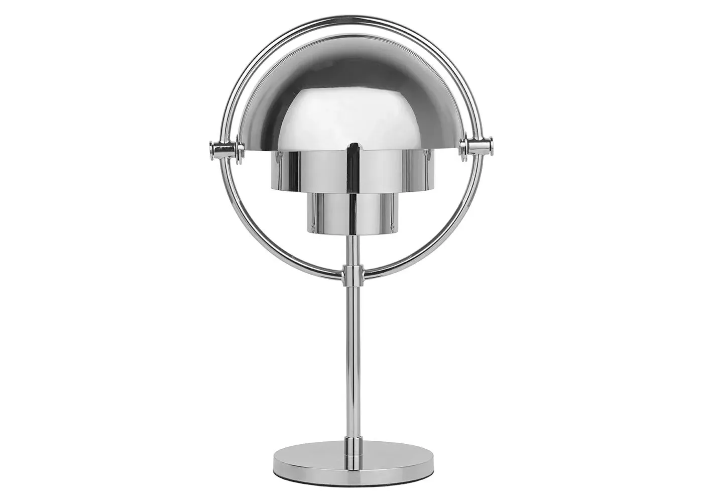 Portable Table Lamp - Chrome, Metal