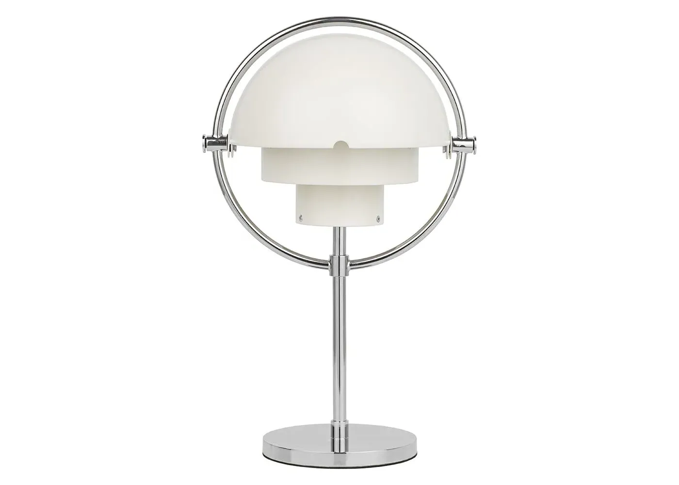 Portable Table Lamp - Chrome, Metal