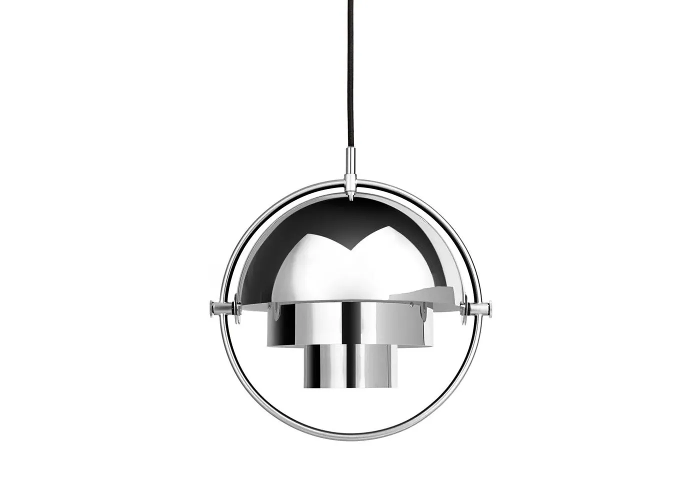 Small Pendant Light Adjustable - Chrome