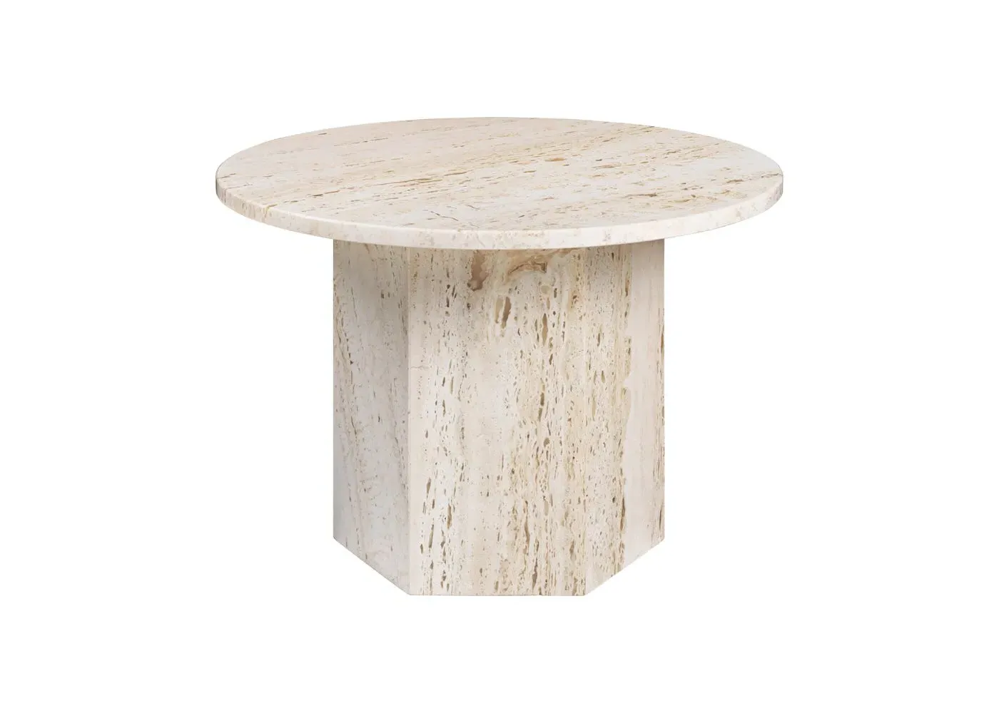 Small Round Coffee Table - Neutral White image