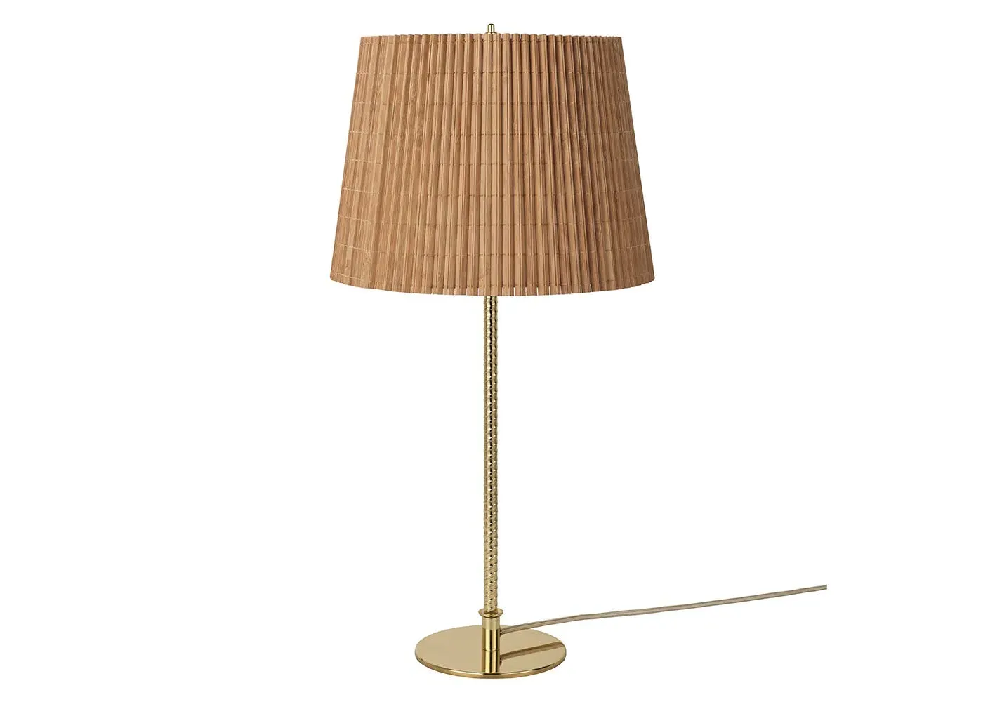 Table Lamp - Brass, Bamboo