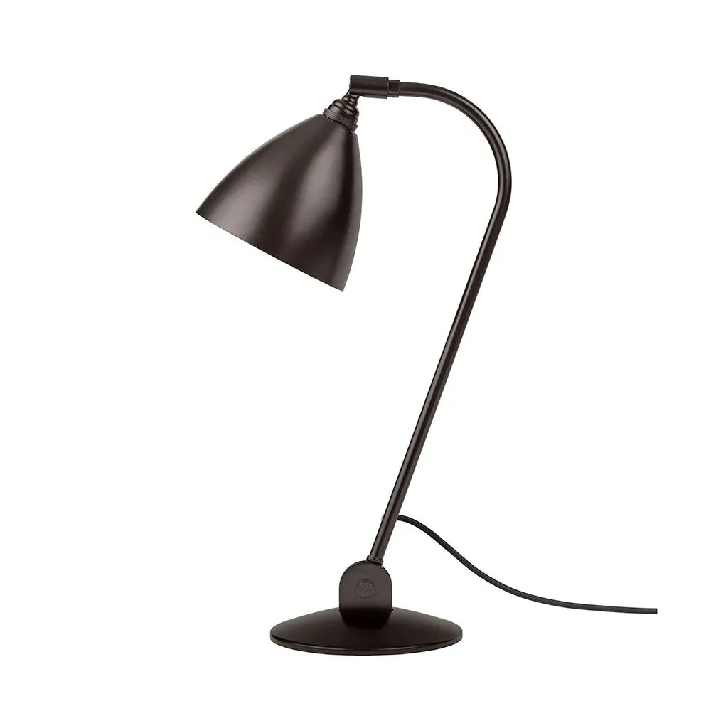 Table Lamp with Adjustable Shade - Black, Brass