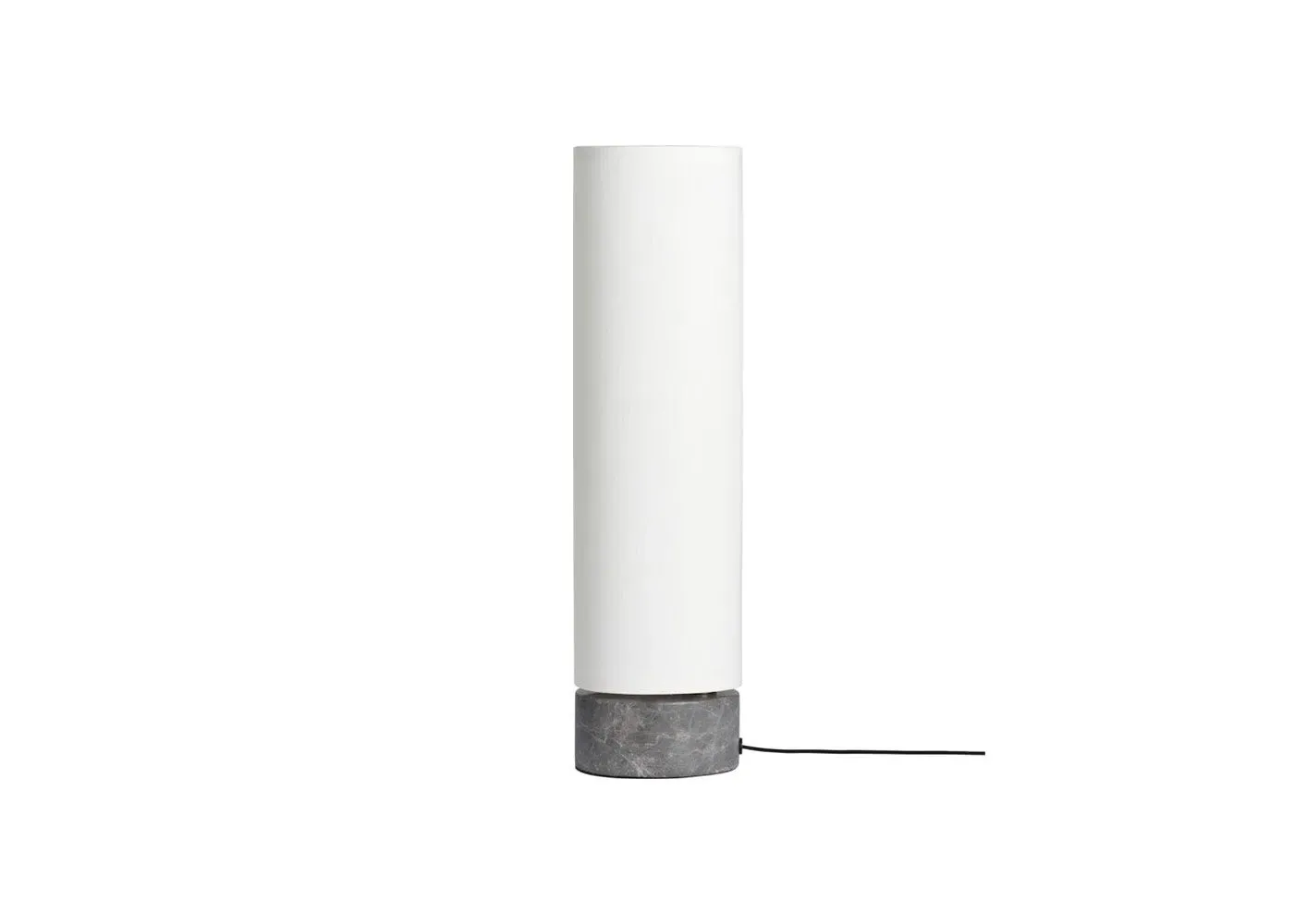 Table Lamp with Adjustable Shade - White