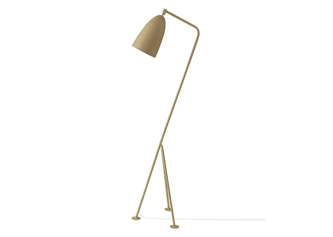 Tripod Floor Lamp with Adjustable Shade - Brown