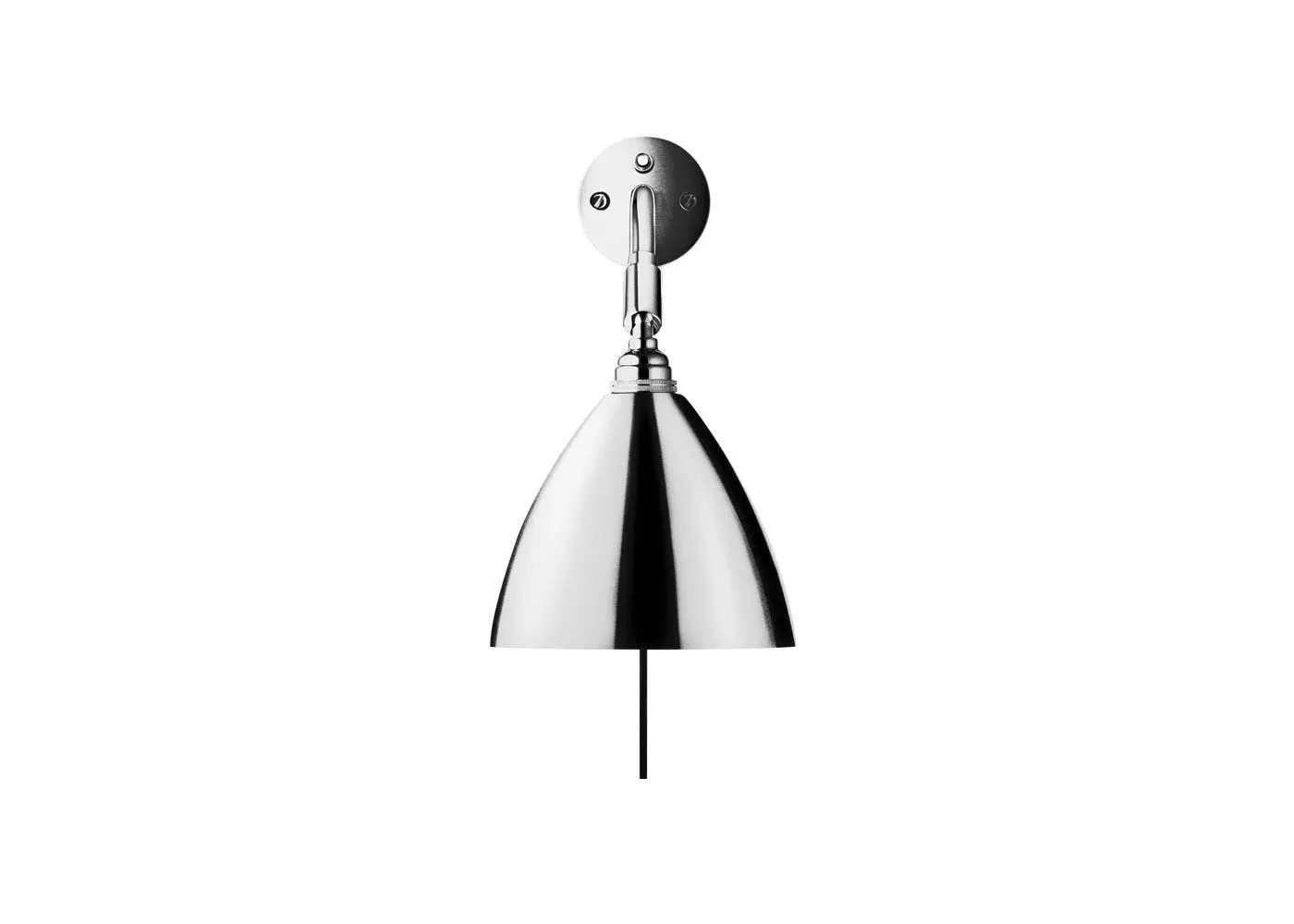 Wall Lamp with Adjustable Shade - Chrome