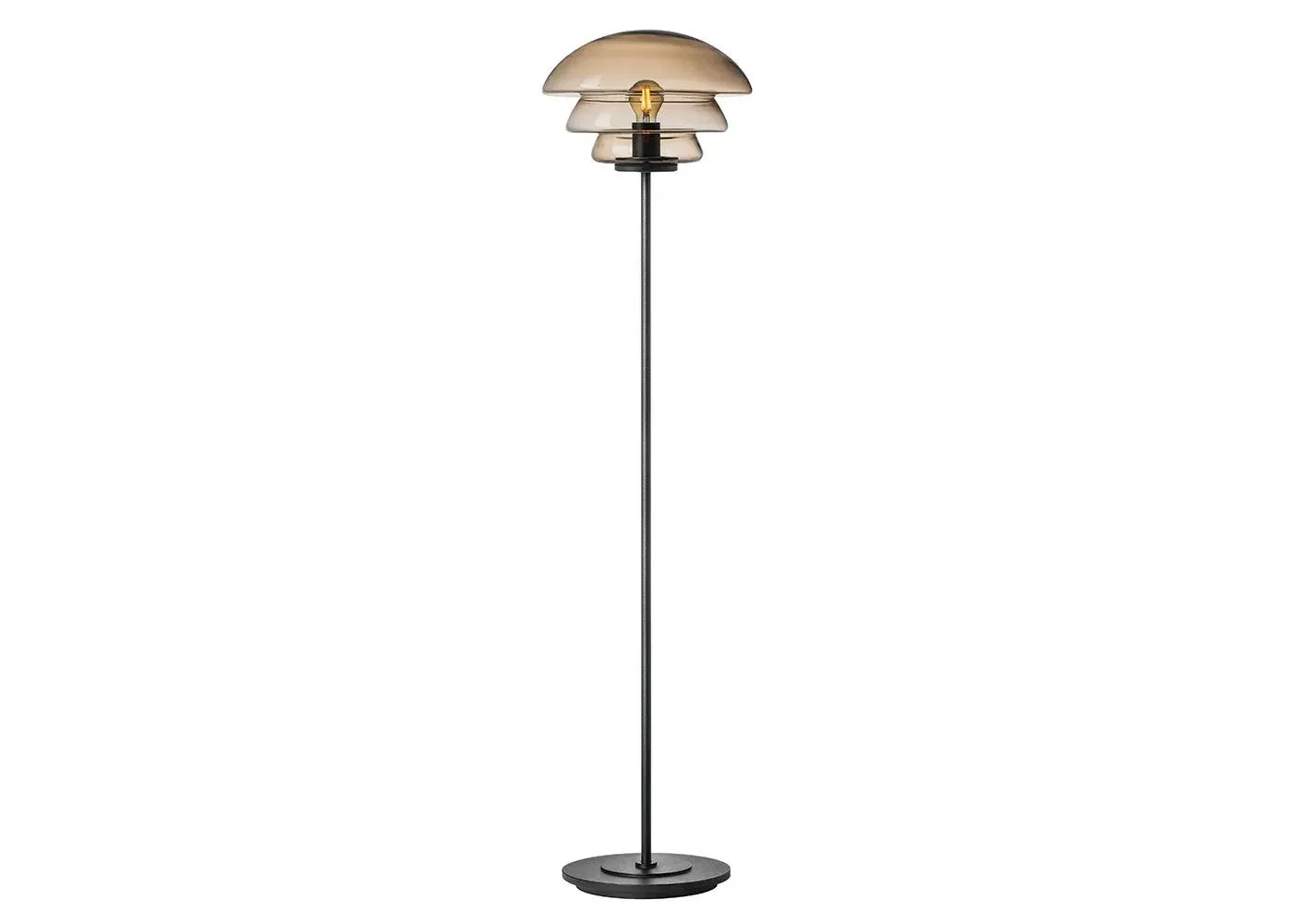 Archive Floor Lamp - Cocoa, Glass image