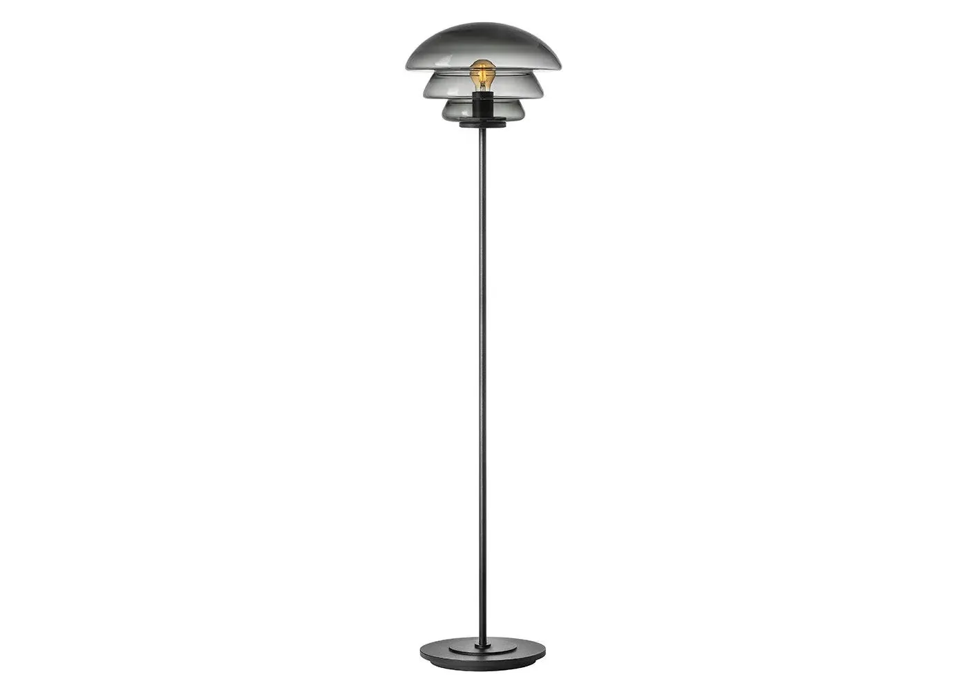 Archive Floor Lamp - Grey, Glass