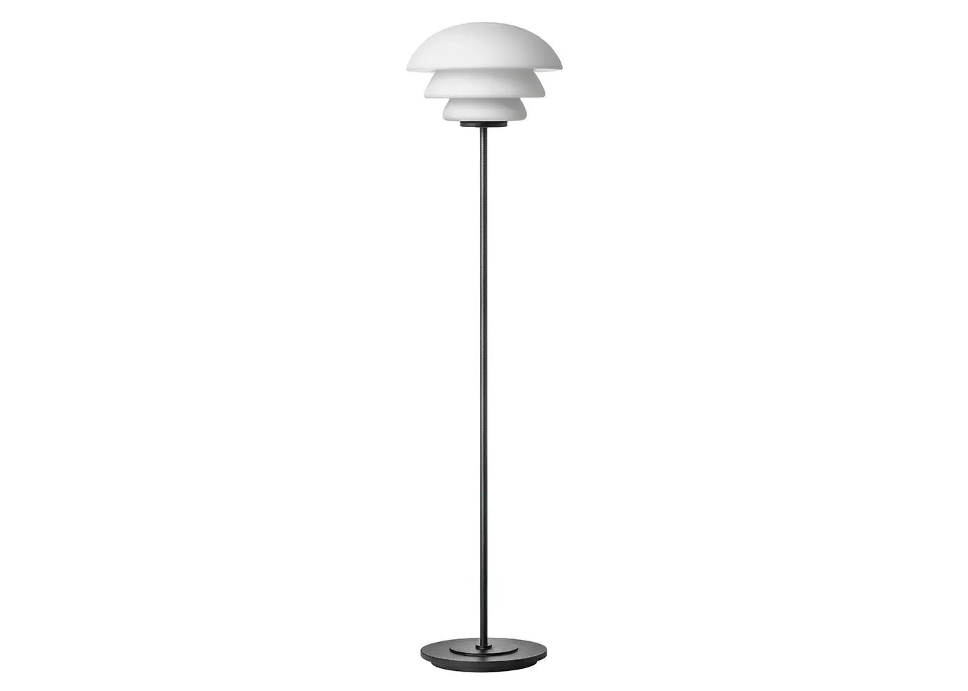 Archive Floor Lamp - White, Glass