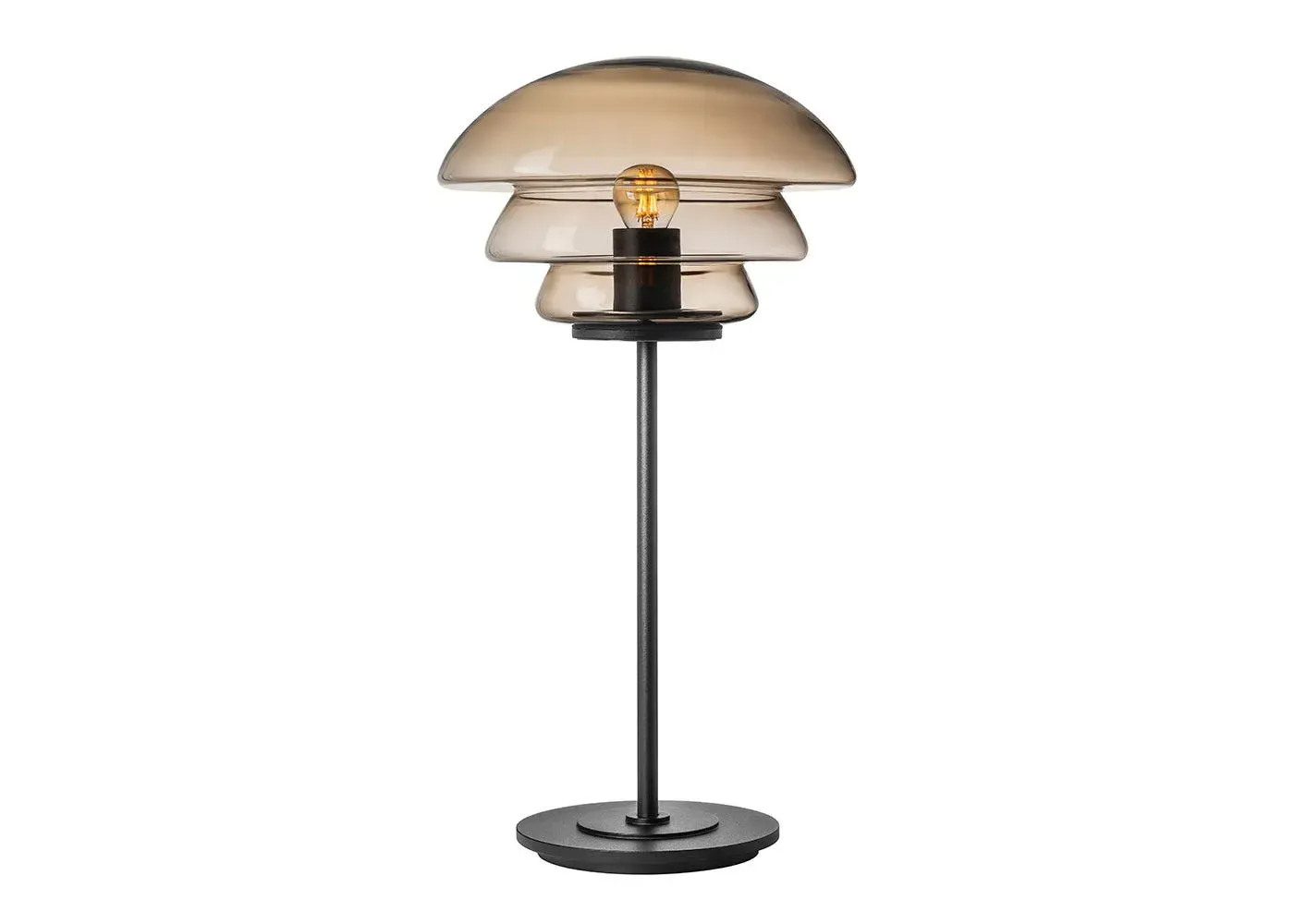 Archive Table Lamp - Cocoa, Glass image