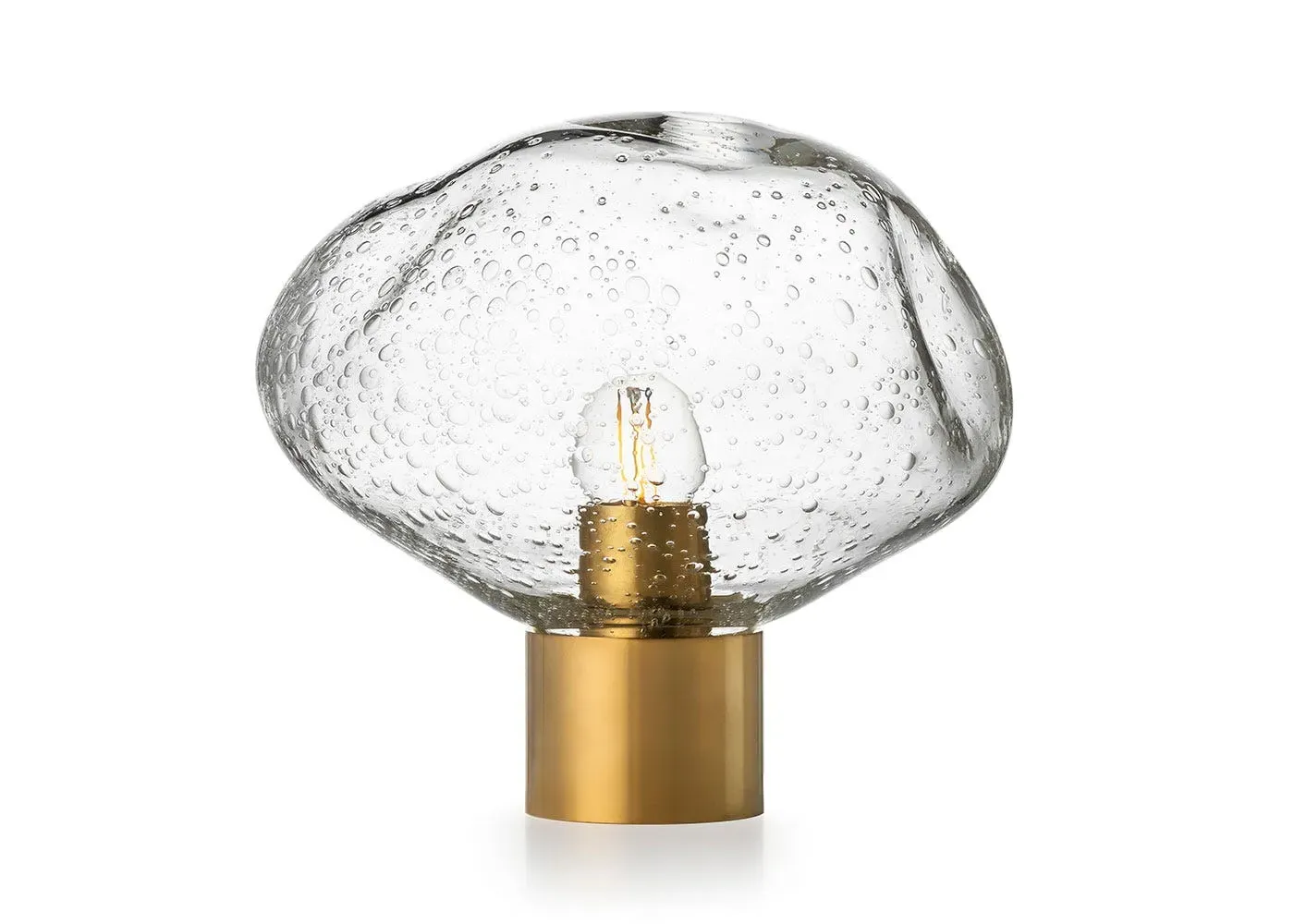 Crystal Stone Table Lamp - Clear, Crystal