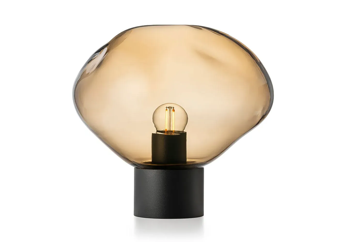 Crystal Stone Table Lamp - Cocoa, Crystal