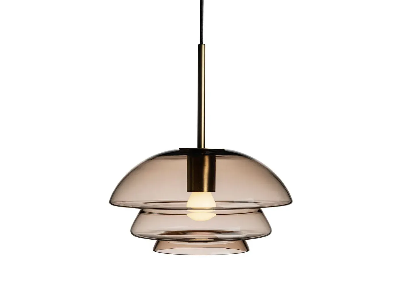 Extra Large Pendant Light - Cocoa, Glass image