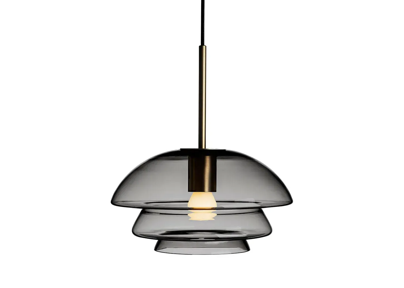 Extra Large Pendant Light - Grey, Glass