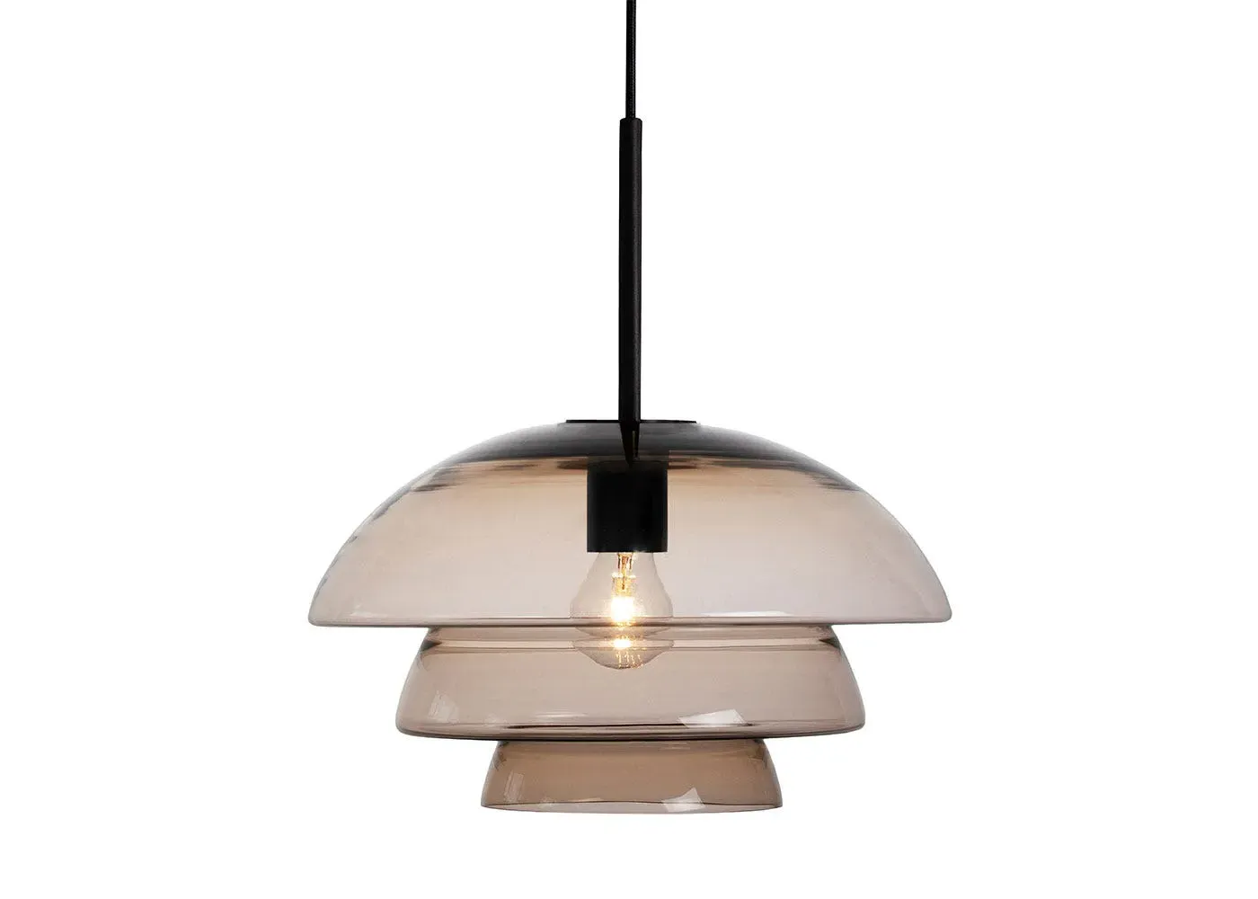 Large Pendant Light - Cocoa, Glass