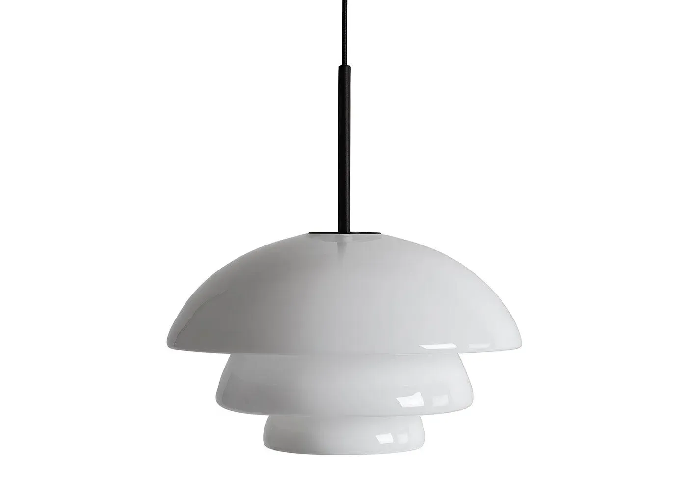 Large Pendant Light - White, Glass