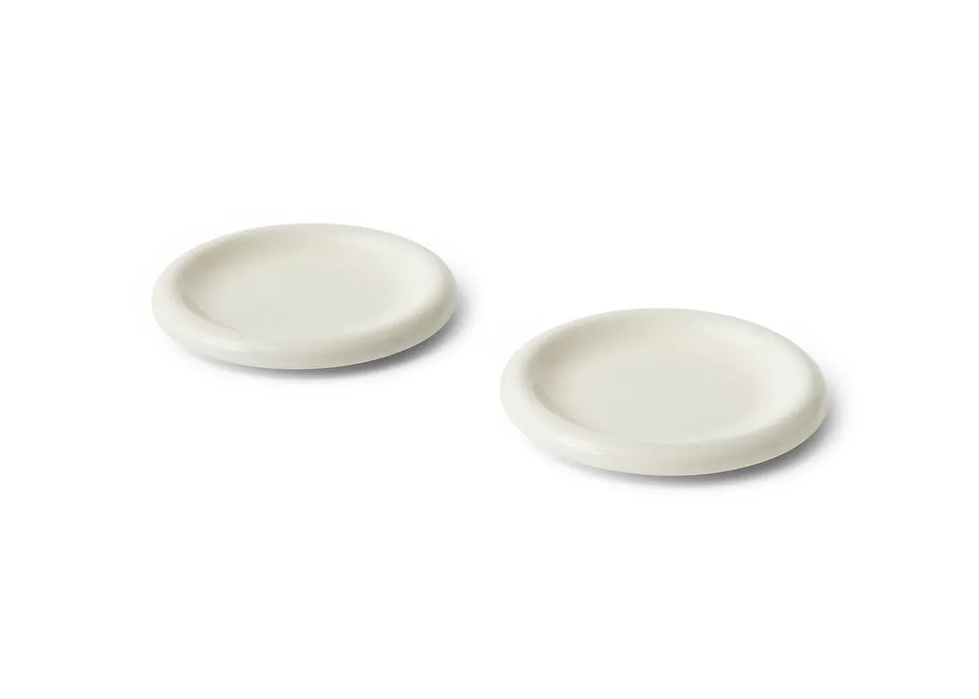 2-Piece Side Plate Set - White
